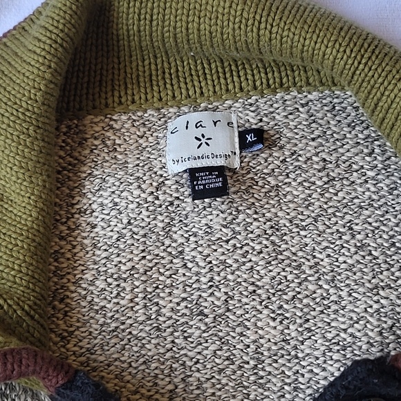 Vintage Clare By Icelandic Designs Knit Sweater Size XL Coastal Grandma Granny - Picture 9 of 10